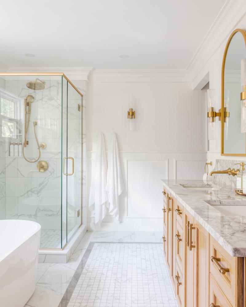 Gold Finish Bathroom