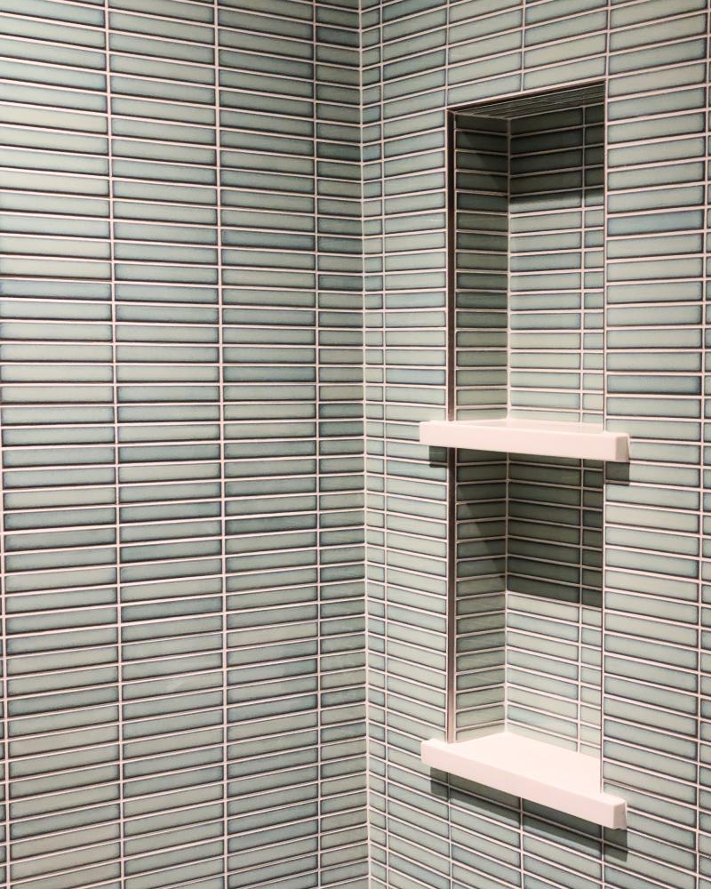 Landscaped Tile Shower