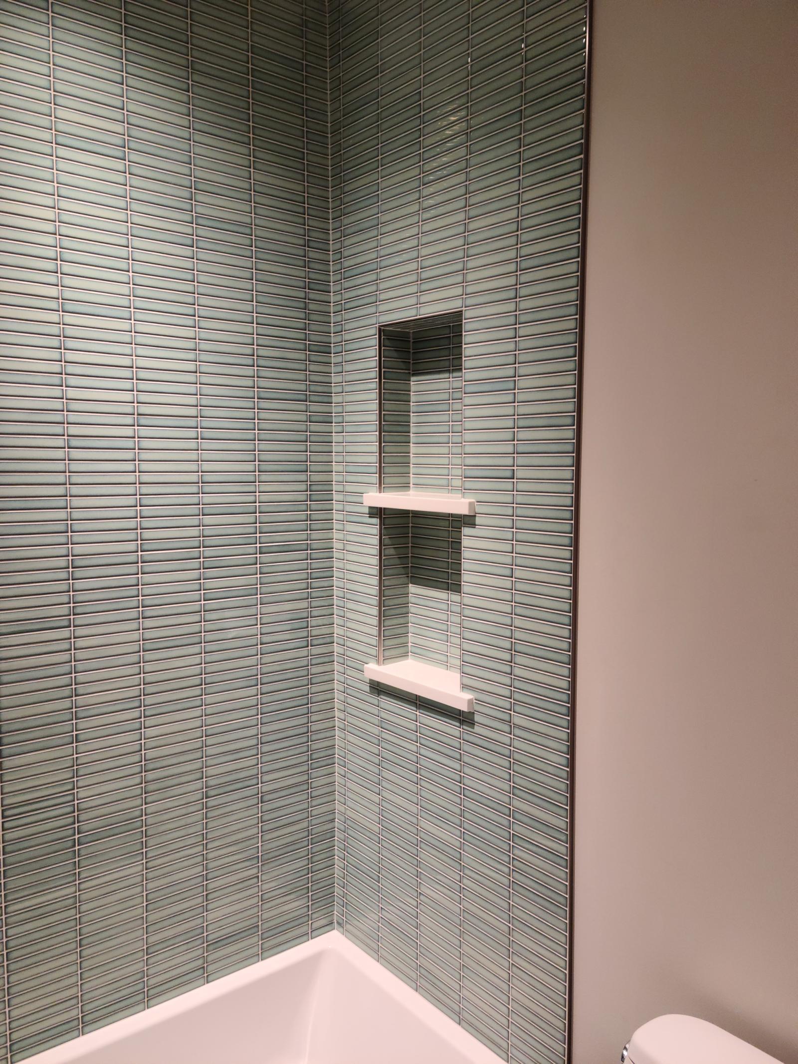 Landscaped Tile Shower